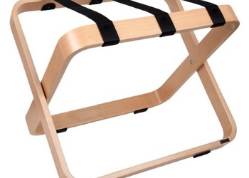 R03 Luggage Rack - natural color with black nylon straps