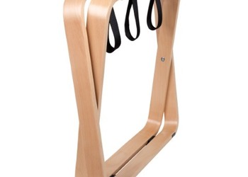 R03 hotel luggage rack when folded - natural color