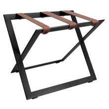Luggage rack with leather straps R04BS