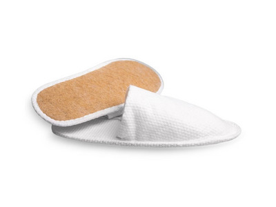 Natural closed-toe slippers ROSL-CTJUT