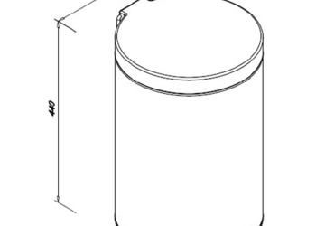 Kosz hotelowy łazienkowy FE-JP - pojemność 20 litrów